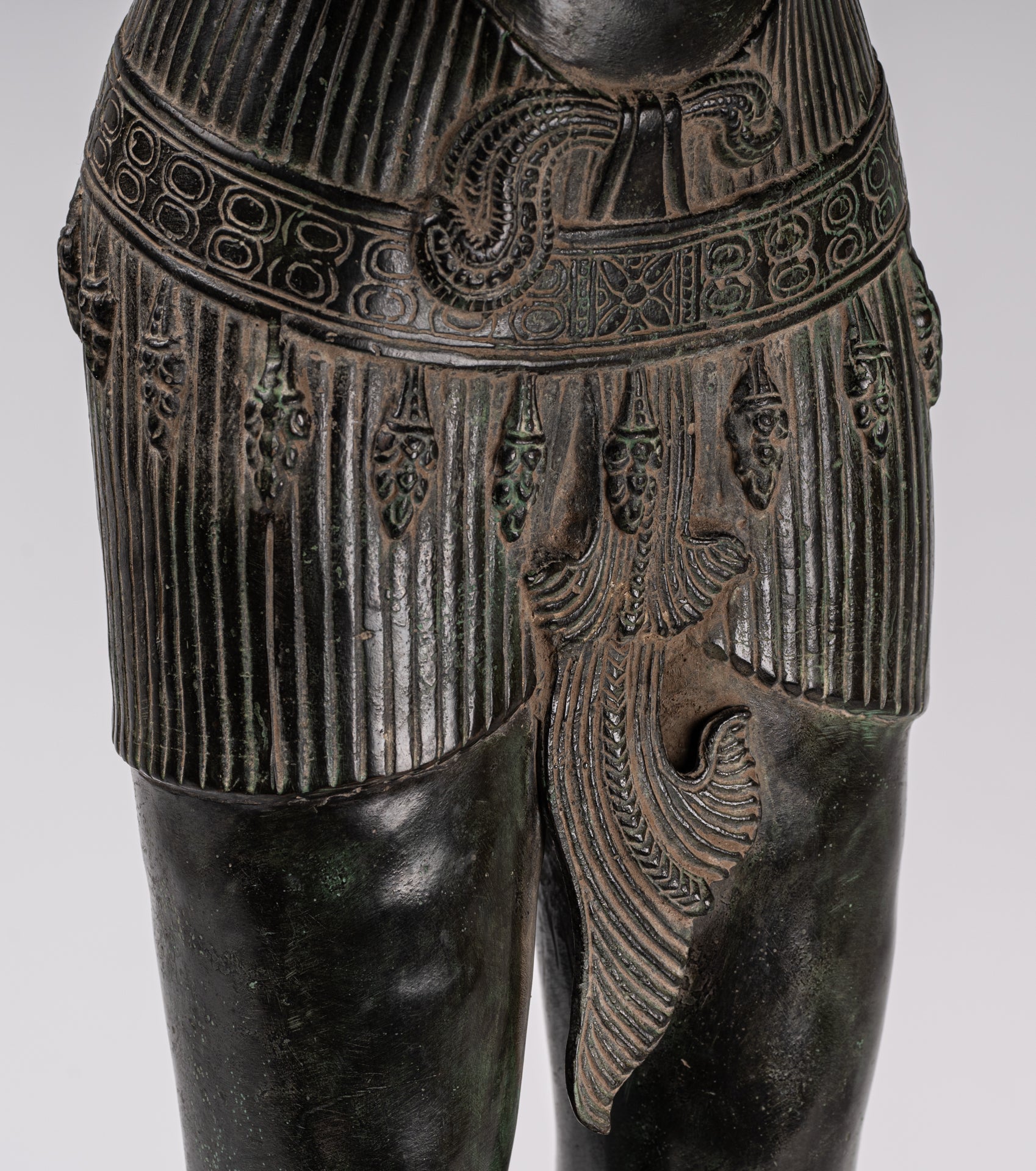 Estatua de Vishnu - antiguo estilo de bronce de estilo rup de pie Khmer Vishnu - 84cm / 34 "