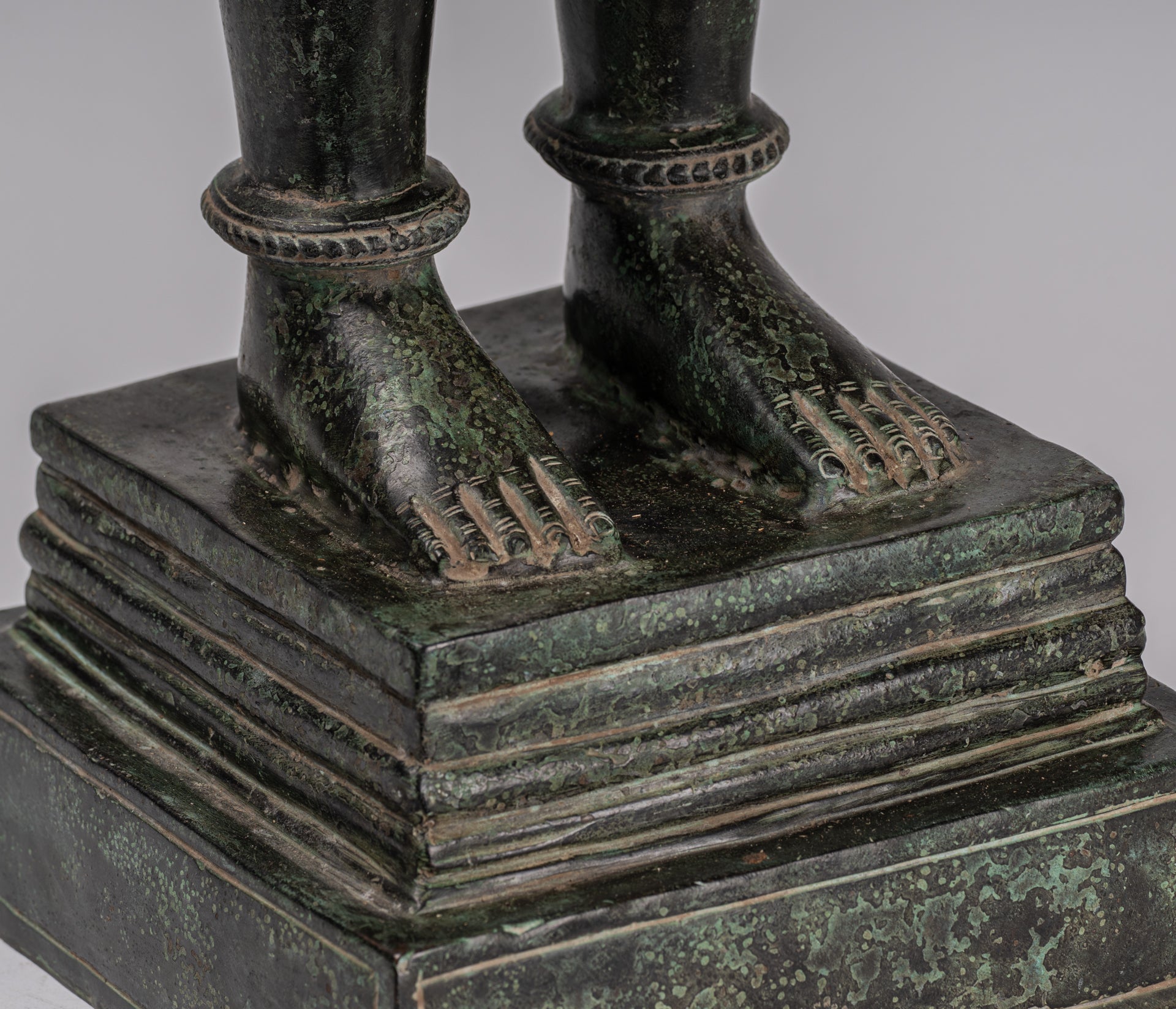 Estatua de Vishnu - antiguo estilo de bronce de estilo rup de pie Khmer Vishnu - 84cm / 34 "