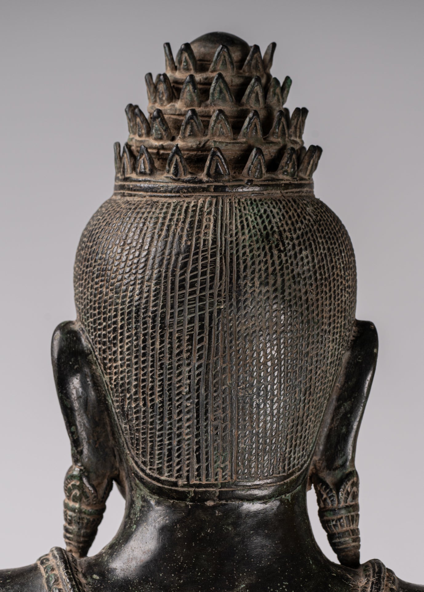 Estatua de Vishnu - antiguo estilo de bronce de estilo rup de pie Khmer Vishnu - 84cm / 34 "