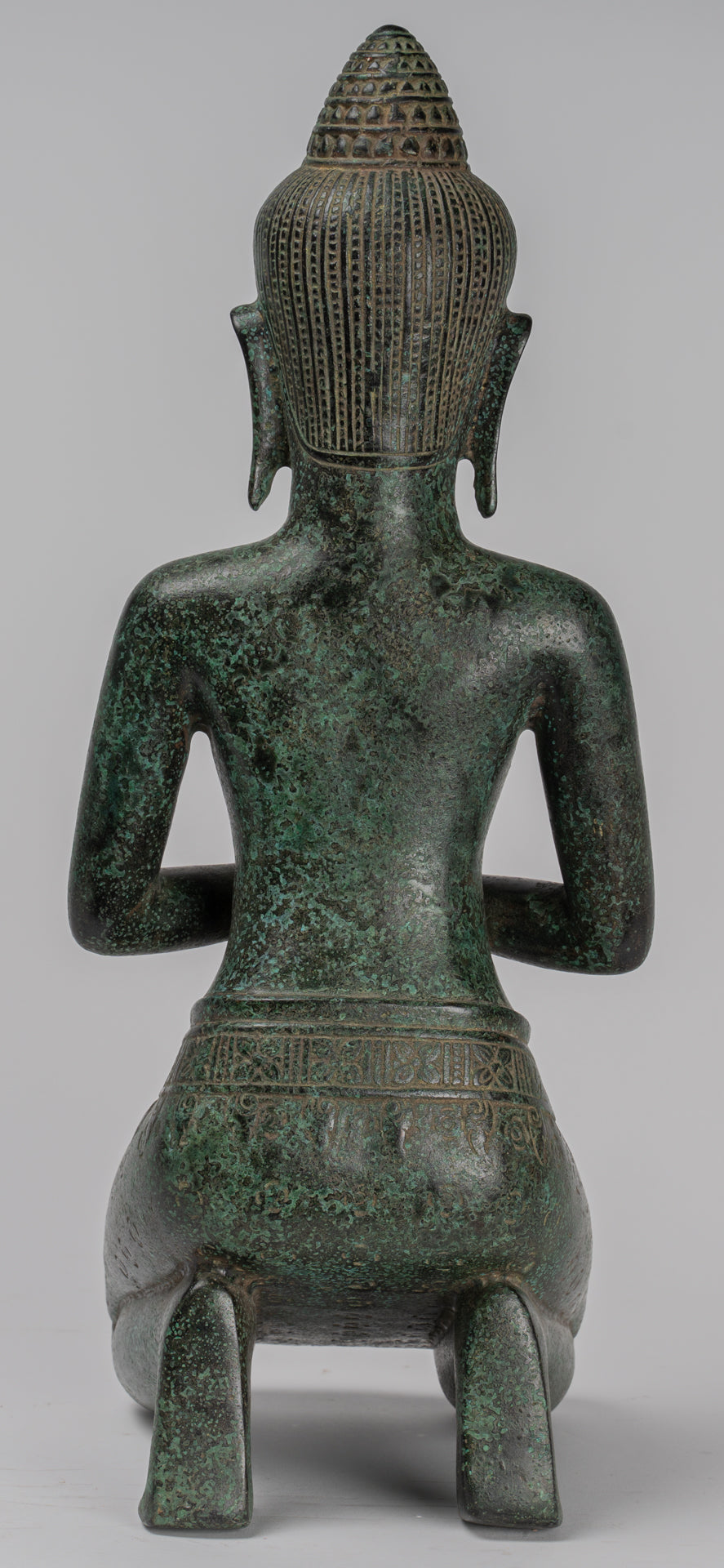 Deity Statue - Antique Khmer Style Bayon Prajnaparamita Statue / Goddess - 45cm/18"