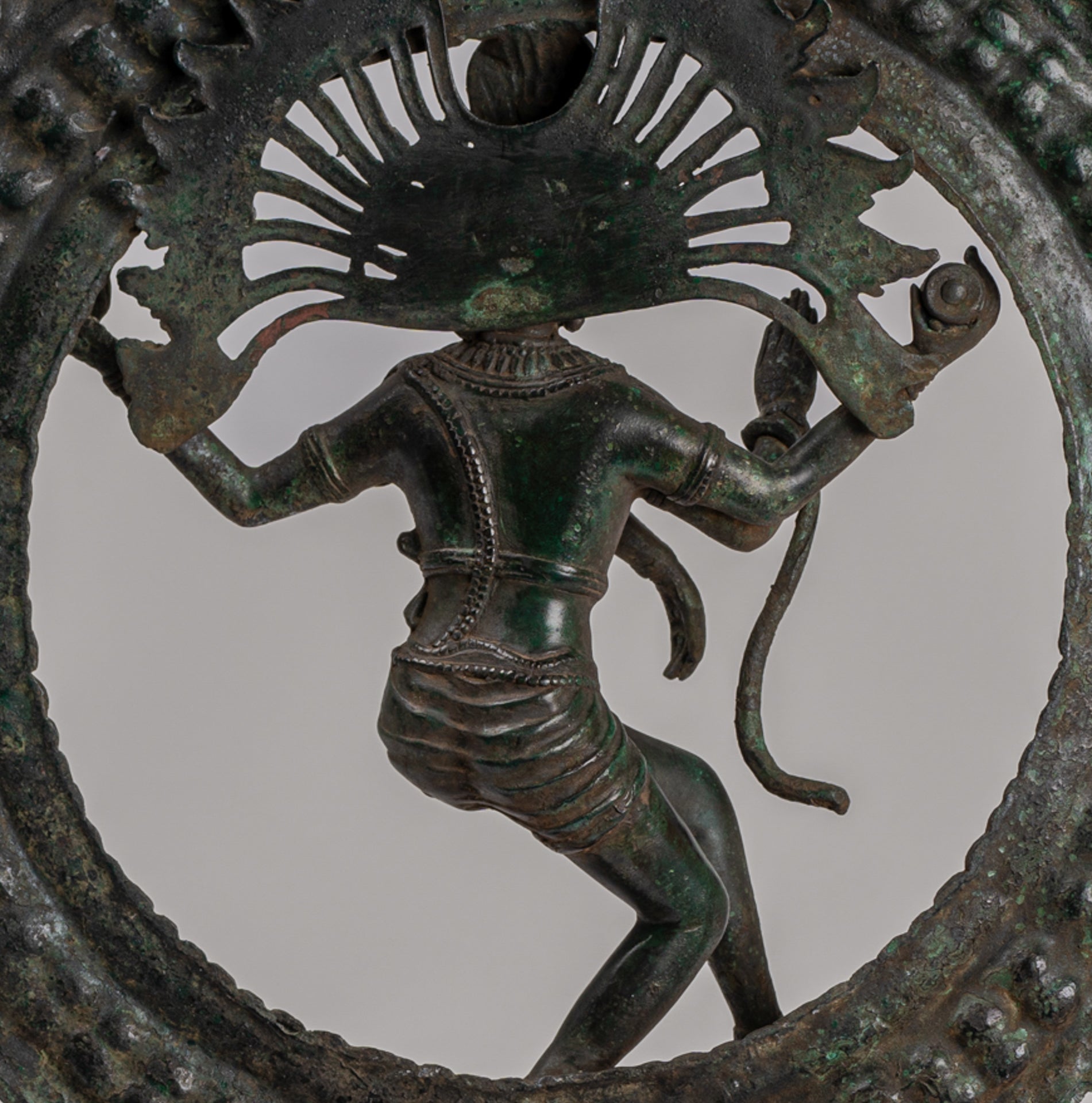 Shiva Statue - Antique Indian Style Bronze Dancing Shiva statue as Lord Nataraja - 42cm(17") Tall