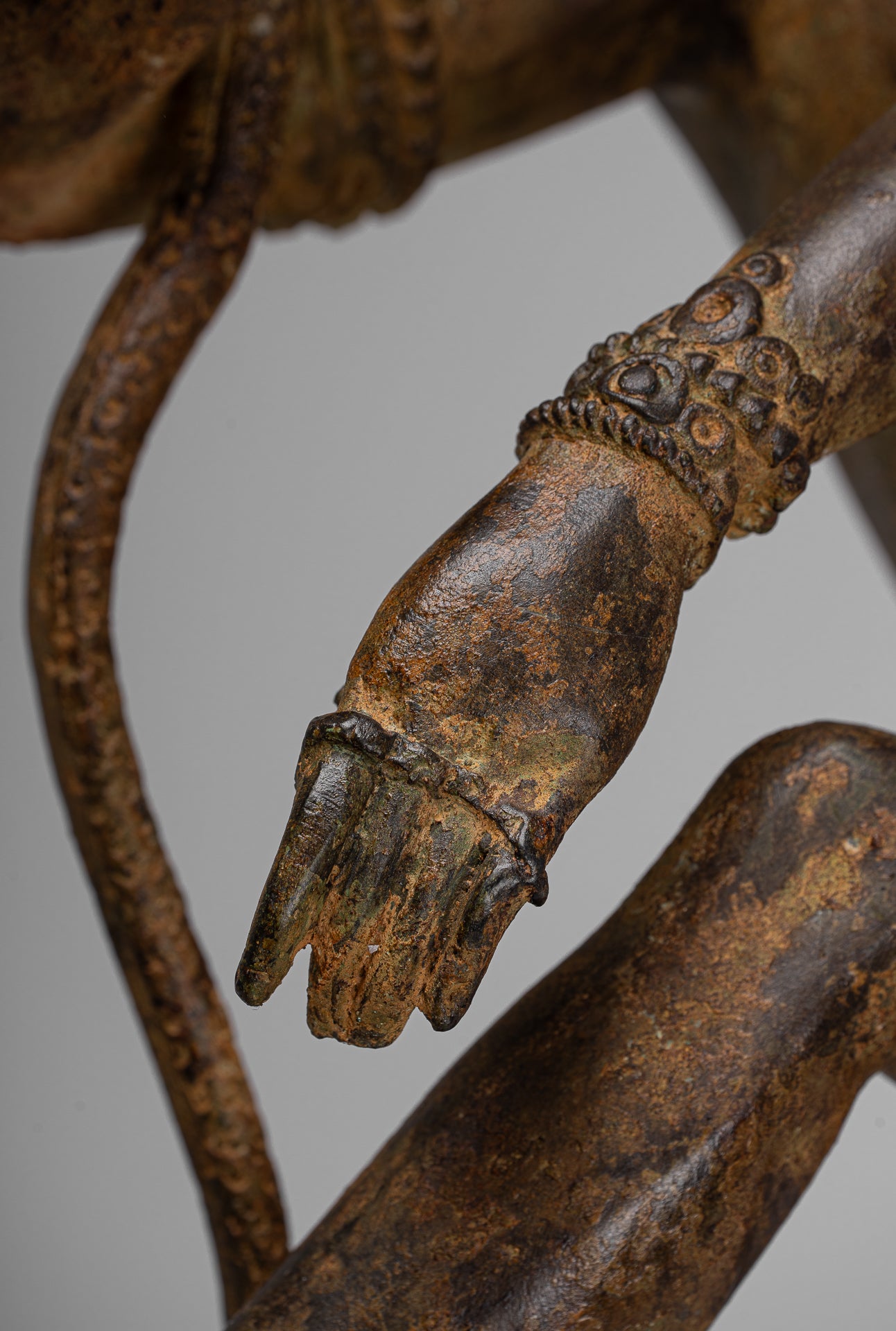 Large Shiva Statue - Antique Indian Style Bronze Dancing Shiva statue as Lord Nataraja - 109cm(44") Tall