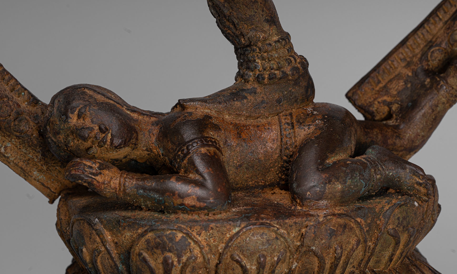 Large Shiva Statue - Antique Indian Style Bronze Dancing Shiva statue as Lord Nataraja - 109cm(44") Tall