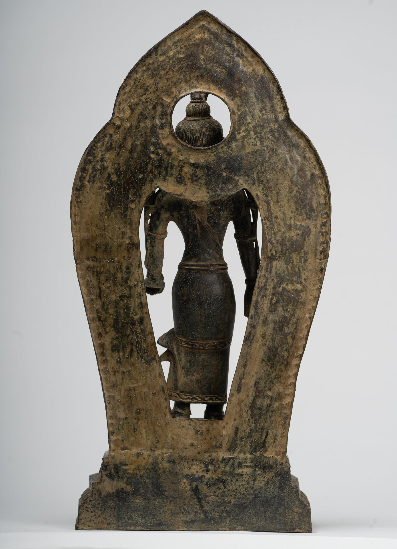 Bodhisattva Statue -Antique Indonesian Style Javanese Avalokiteshvara Bodhisattva Statue - 42cm/17"