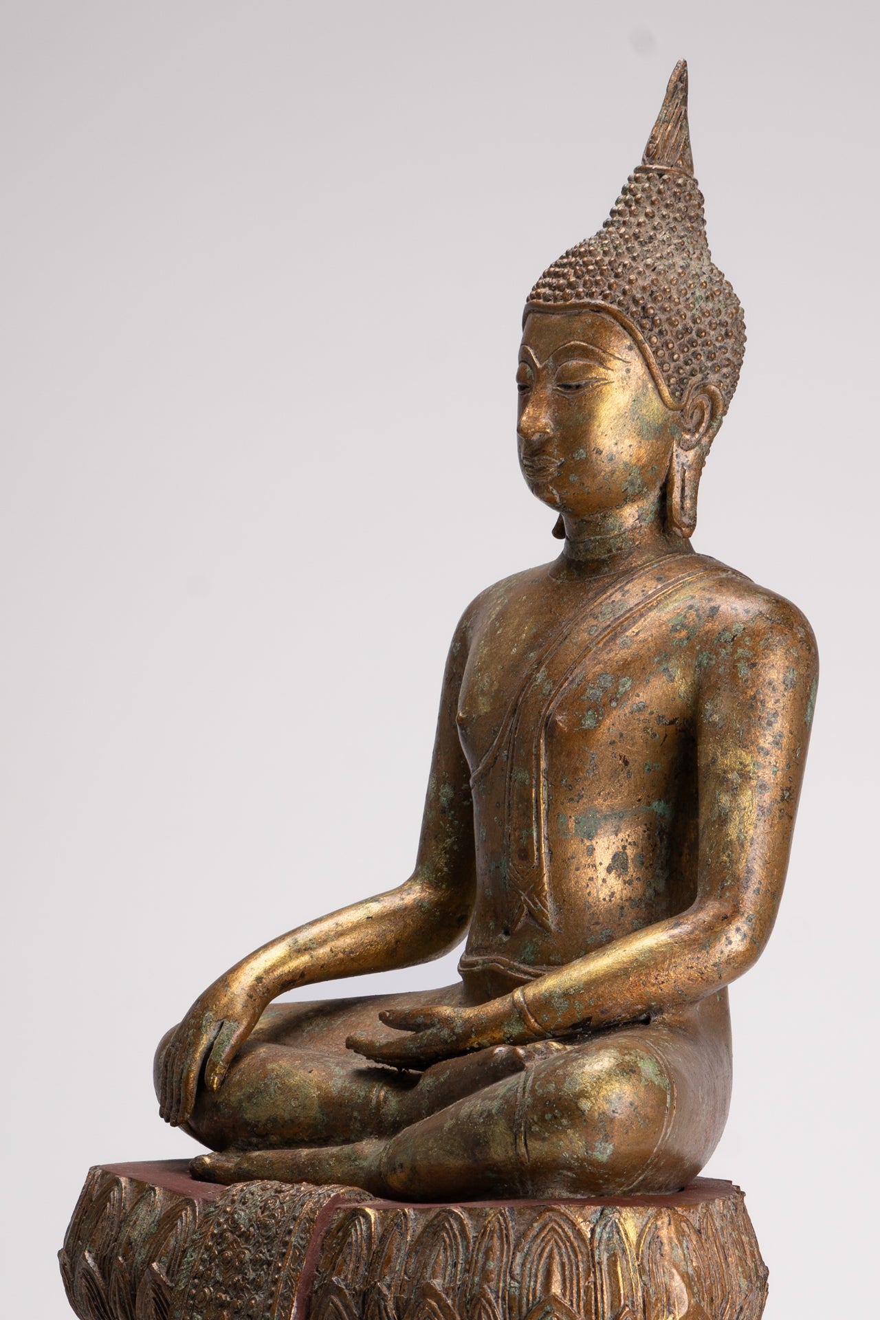 Buddha Statue - Antique Sukhothai Style Thai Enlightenment Buddha Statue - 71cm/28"