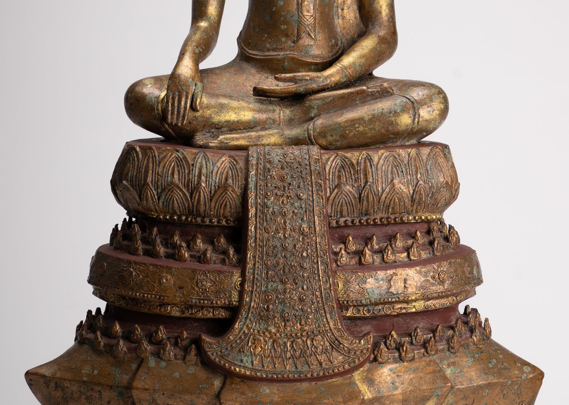 Buddha Statue - Antique Sukhothai Style Thai Enlightenment Buddha Statue - 71cm/28"