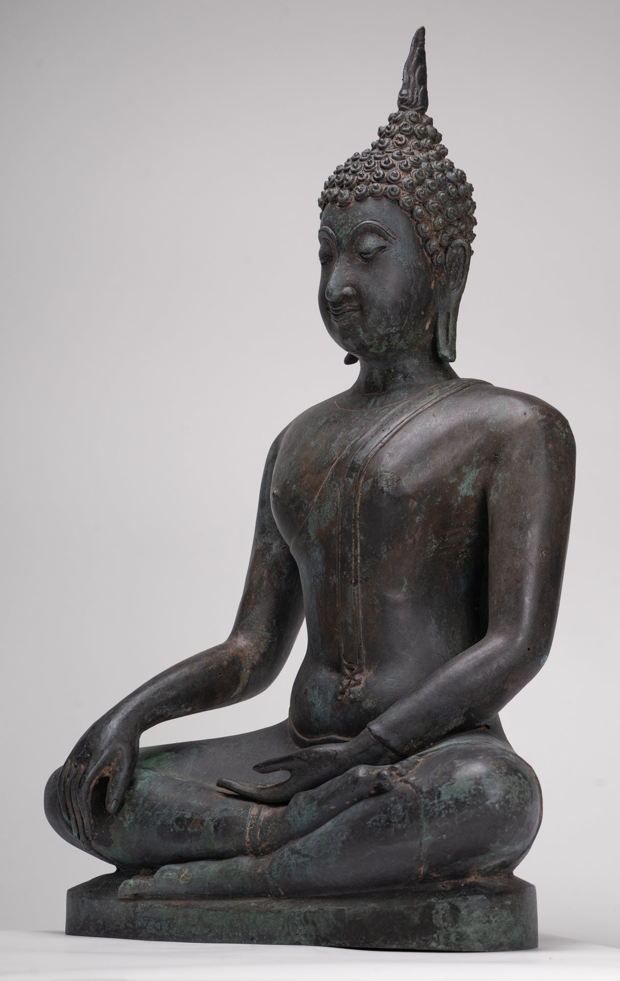 Buddha Statue - Antique Thai Style Sukhothai Enlightenment Buddha Statue - 54cm/22"