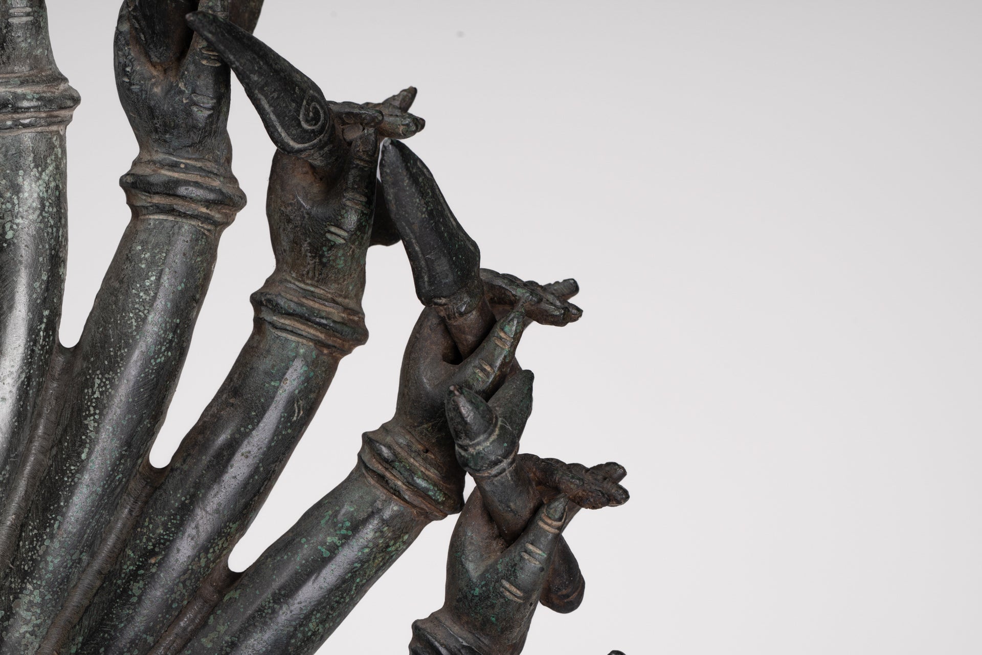 Deity Statue - Antique Khmer Style Bayon Prajnaparamita Statue / Goddess - 115cm/46"