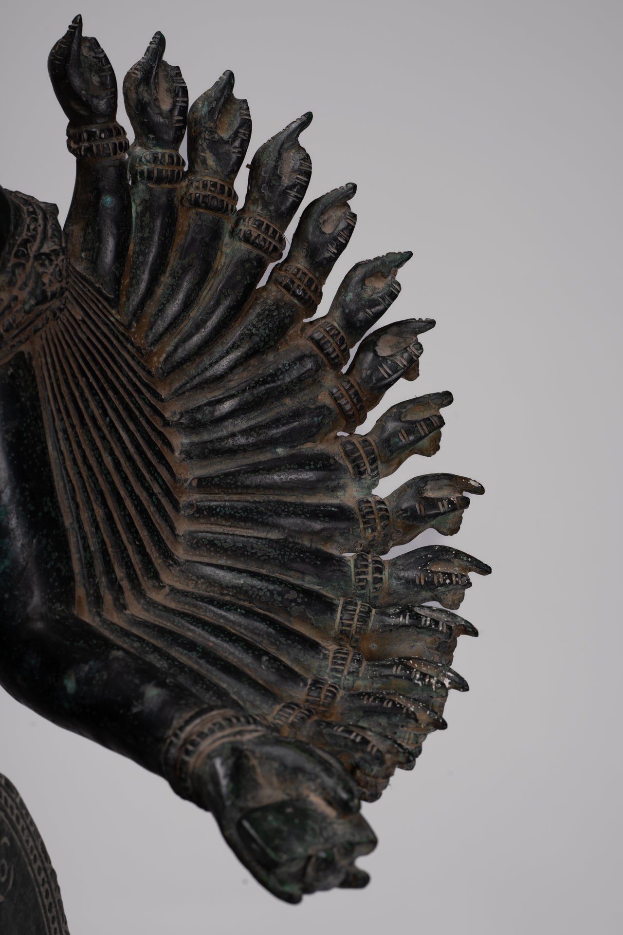 Deity Statue - Antique Khmer Style Angkor Wat Prajnaparamita Statue / Goddess - 110cm/44"