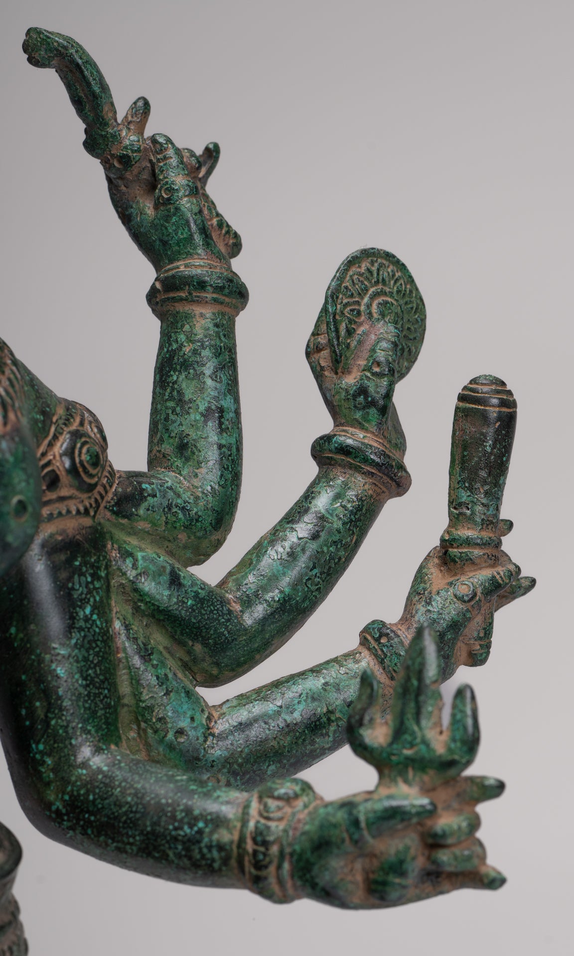 Deity Statue - Antique Khmer Style Bayon Prajnaparamita Statue / Goddess - 65cm/26"