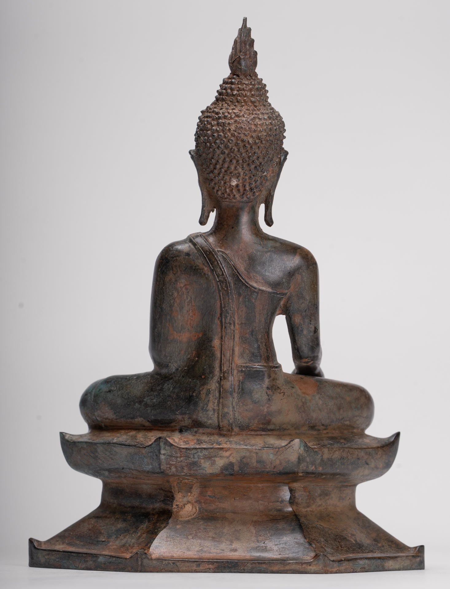 Buddha Statue - Antique Sukhothai Style Thai Enlightenment Buddha Statue - 24cm/10"