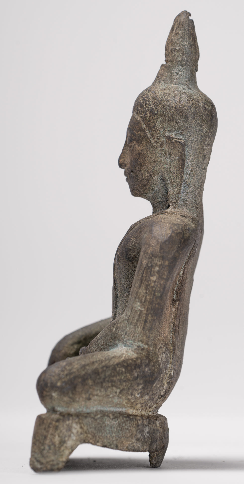 Buddha Statue - Antique Sukhothai Style Thai Enlightenment Buddha Statue - 11cm/4"