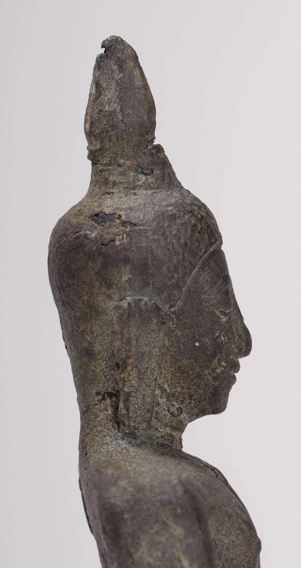 Buddha Statue - Antique Sukhothai Style Thai Enlightenment Buddha Statue - 11cm/4"