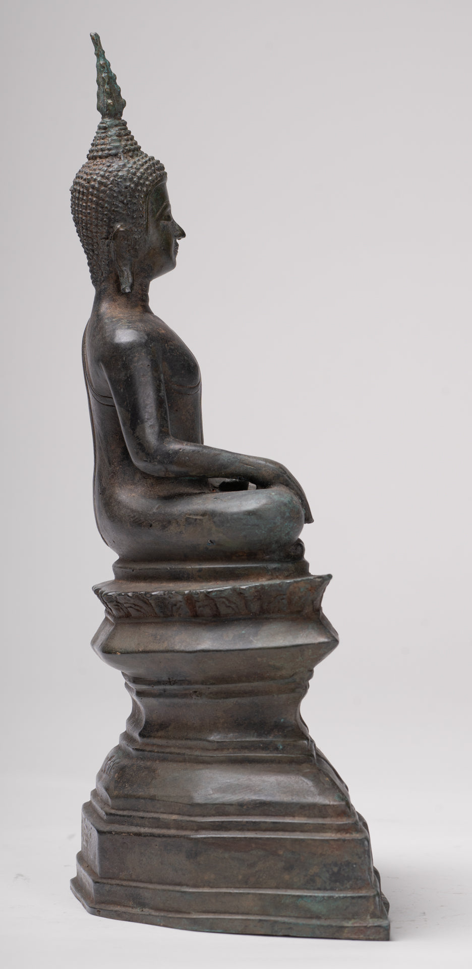 Buddha Statue - Antique Sukhothai Style Thai Enlightenment Buddha Statue - 31cm/12"