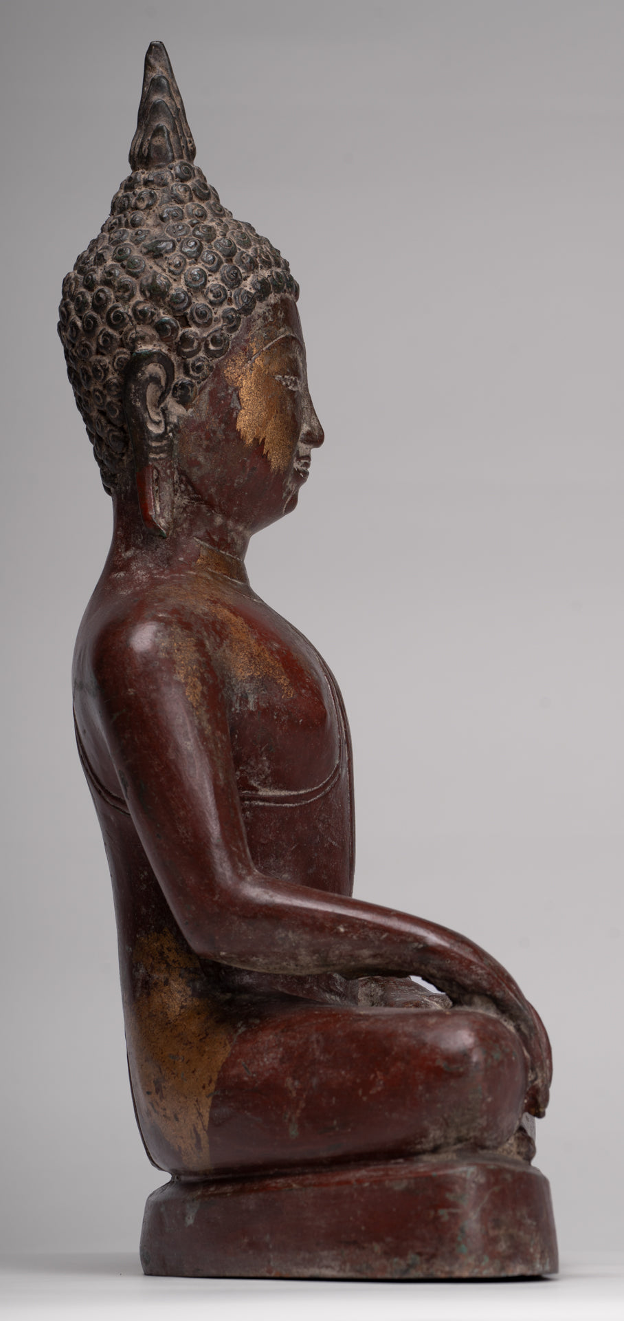 Buddha Statue - Antique Sukhothai Style Thai Enlightenment Buddha Statue - 42cm/17"