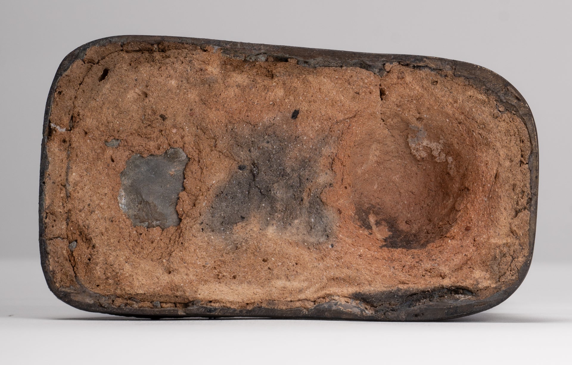 Buddha Statue - Seated Antique Thai Style Bronze Wednesday Evening Buddha - 16cm/6"