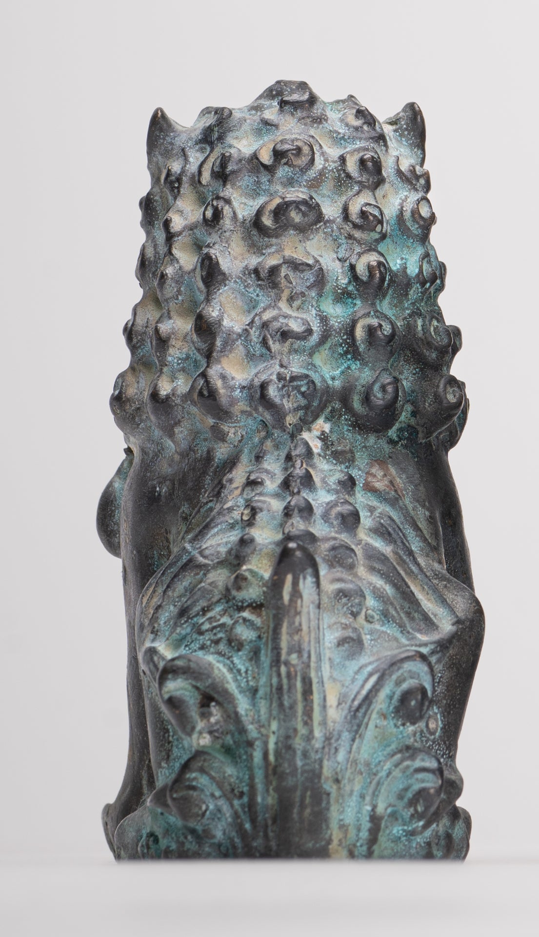 Lions gardiens de temple de style chinois antique Lions Shishi Foo Dogs Lions impériaux (paire) - 10,5 cm/4"