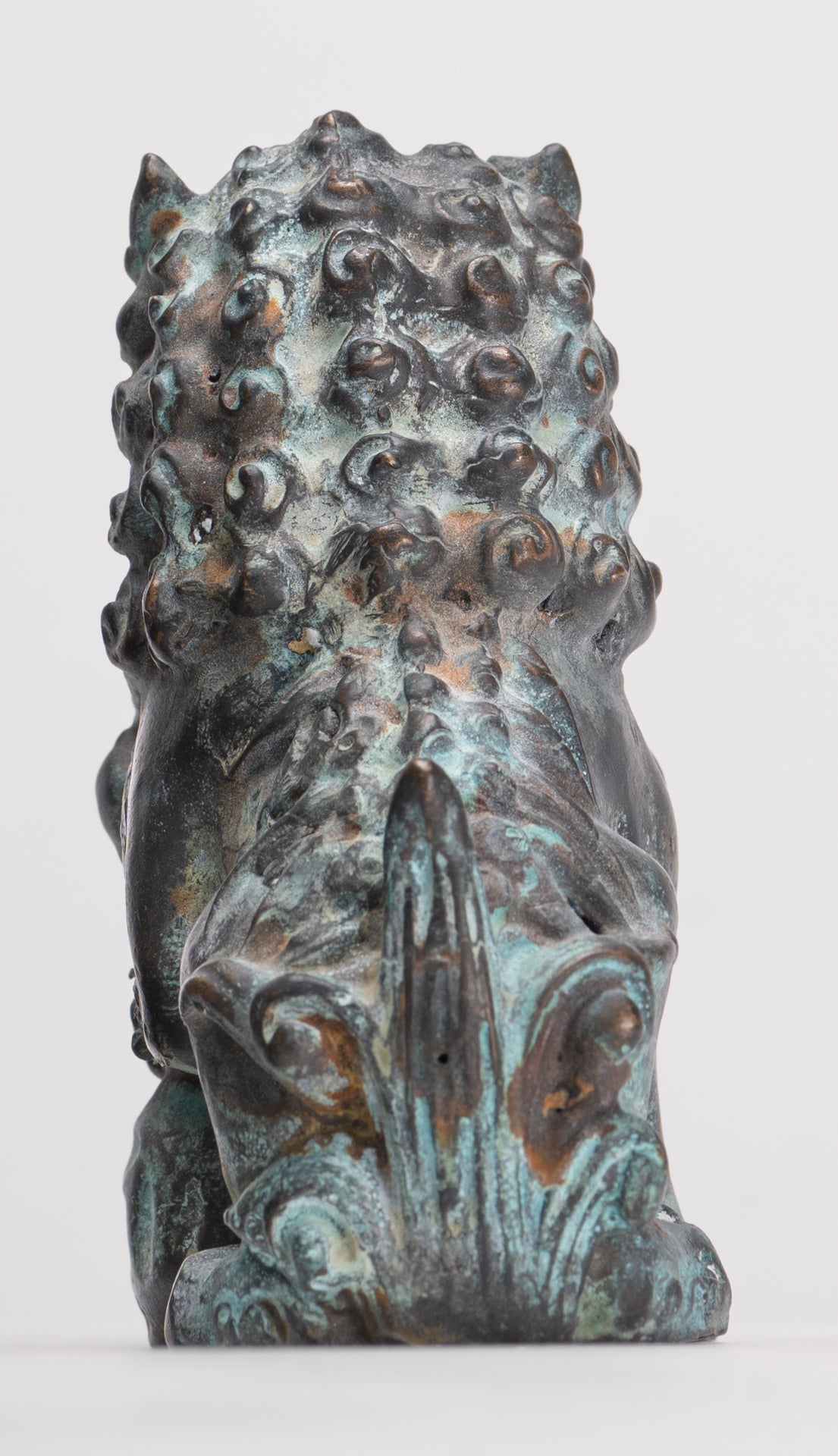 Lions gardiens de temple de style chinois antique Lions Shishi Foo Dogs Lions impériaux (paire) - 10,5 cm/4"