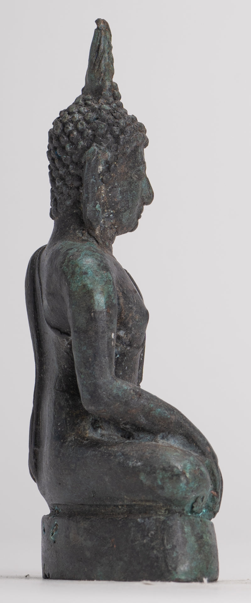 Buddha Statue - Antique Sukhothai Style Thai Enlightenment Buddha Statue - 10cm/4"