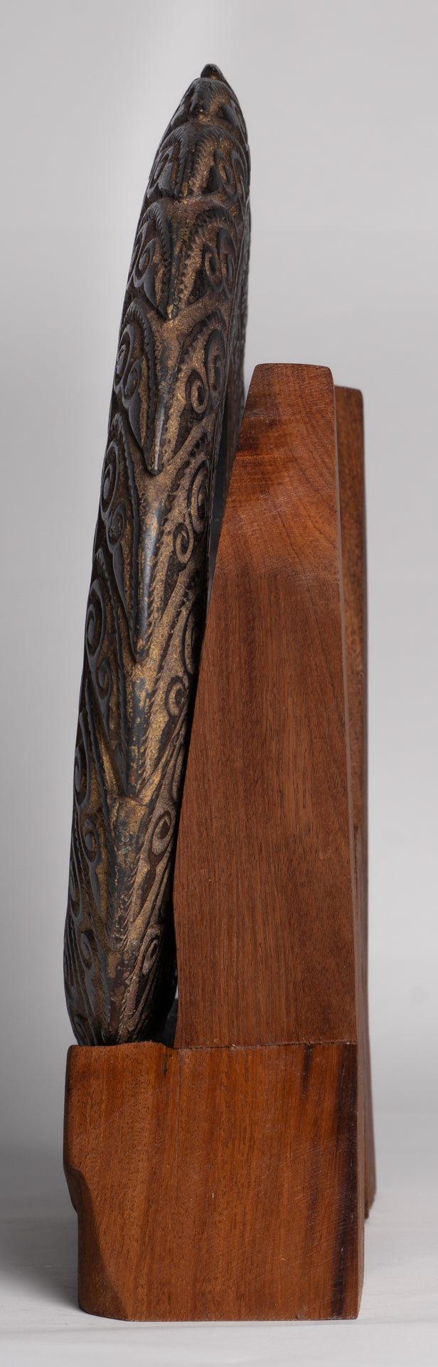 Antique Khmer Style Bronze Vishnu Discus or Chakra - 33cm/13"