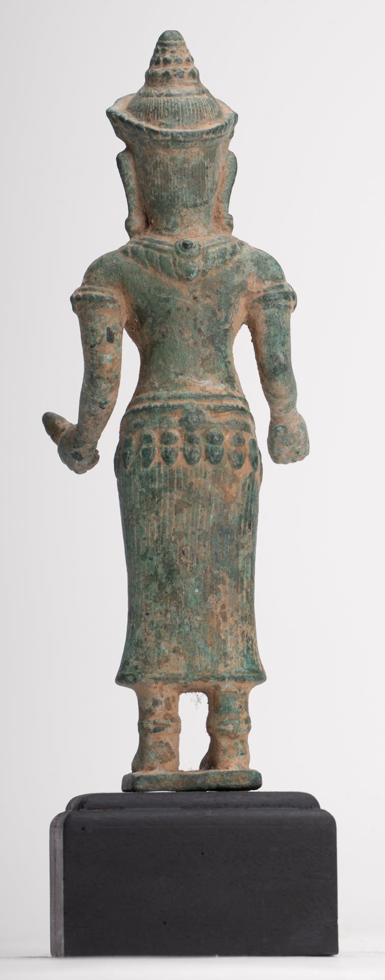 Lakshmi Statue - Antique Khmer Style Bayon Lakshmi Statue / Devi Consort of Vishnu - 27.5cm/11"