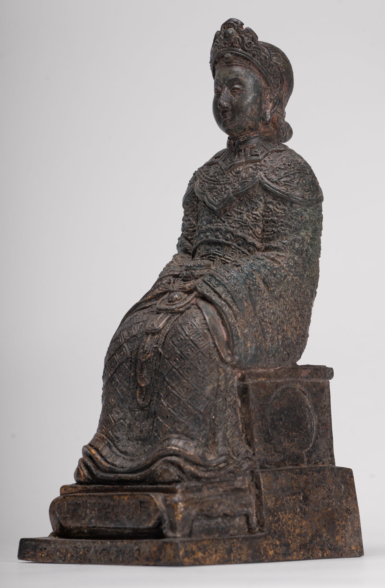 Chinese Heroine - Antique Chinese Style Lim Ko Naio Statue - 23.5cm/9"