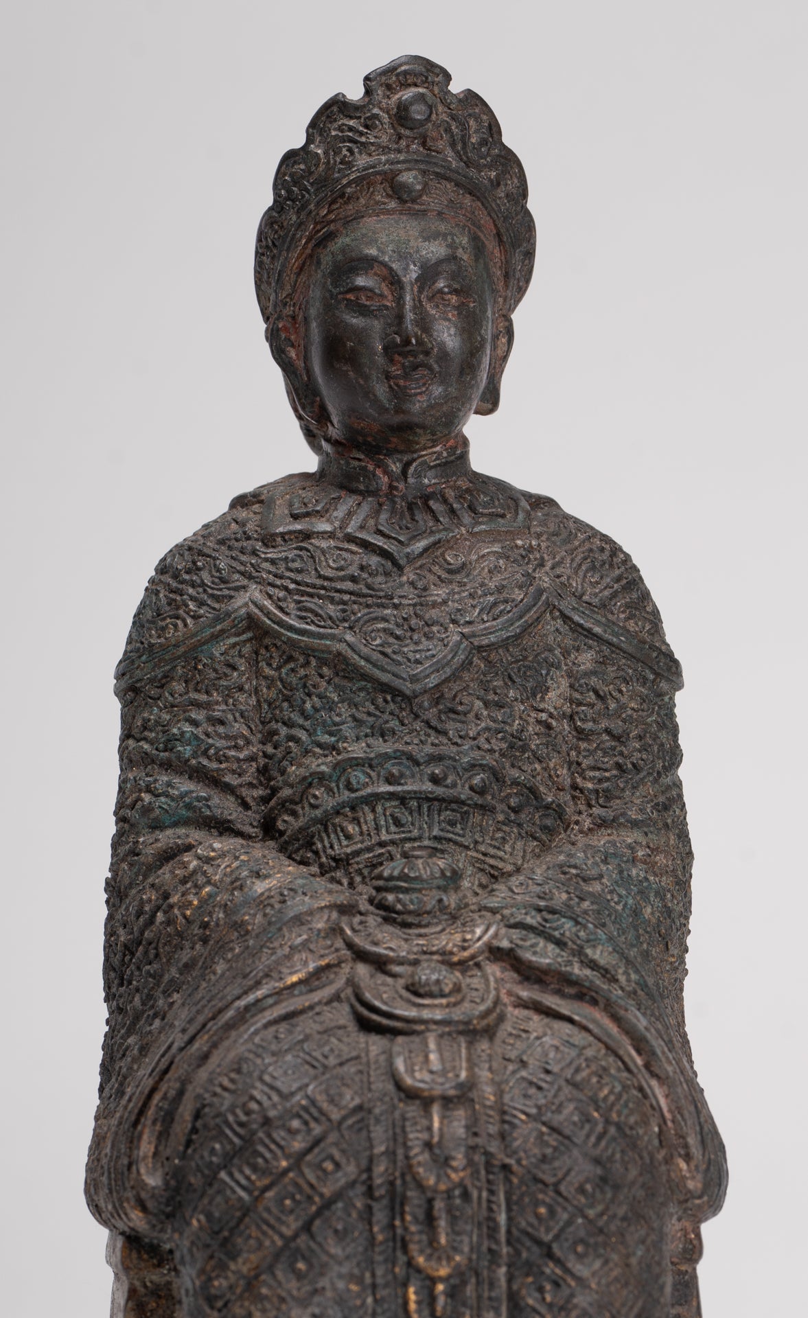 Chinese Heroine - Antique Chinese Style Lim Ko Naio Statue - 23.5cm/9"