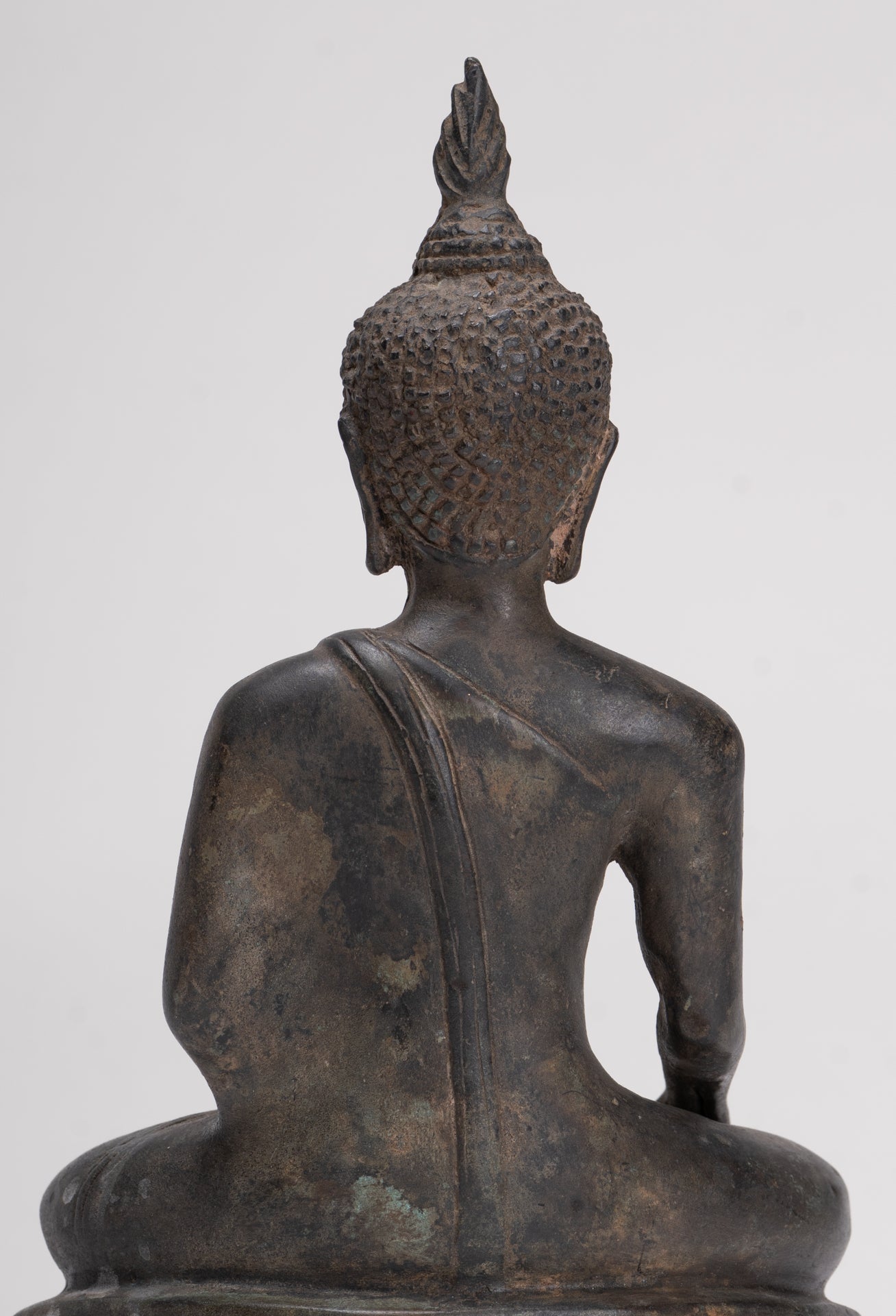 Buddha Statue - Antique Sukhothai Style Thai Enlightenment Buddha Statue - 22cm/9"