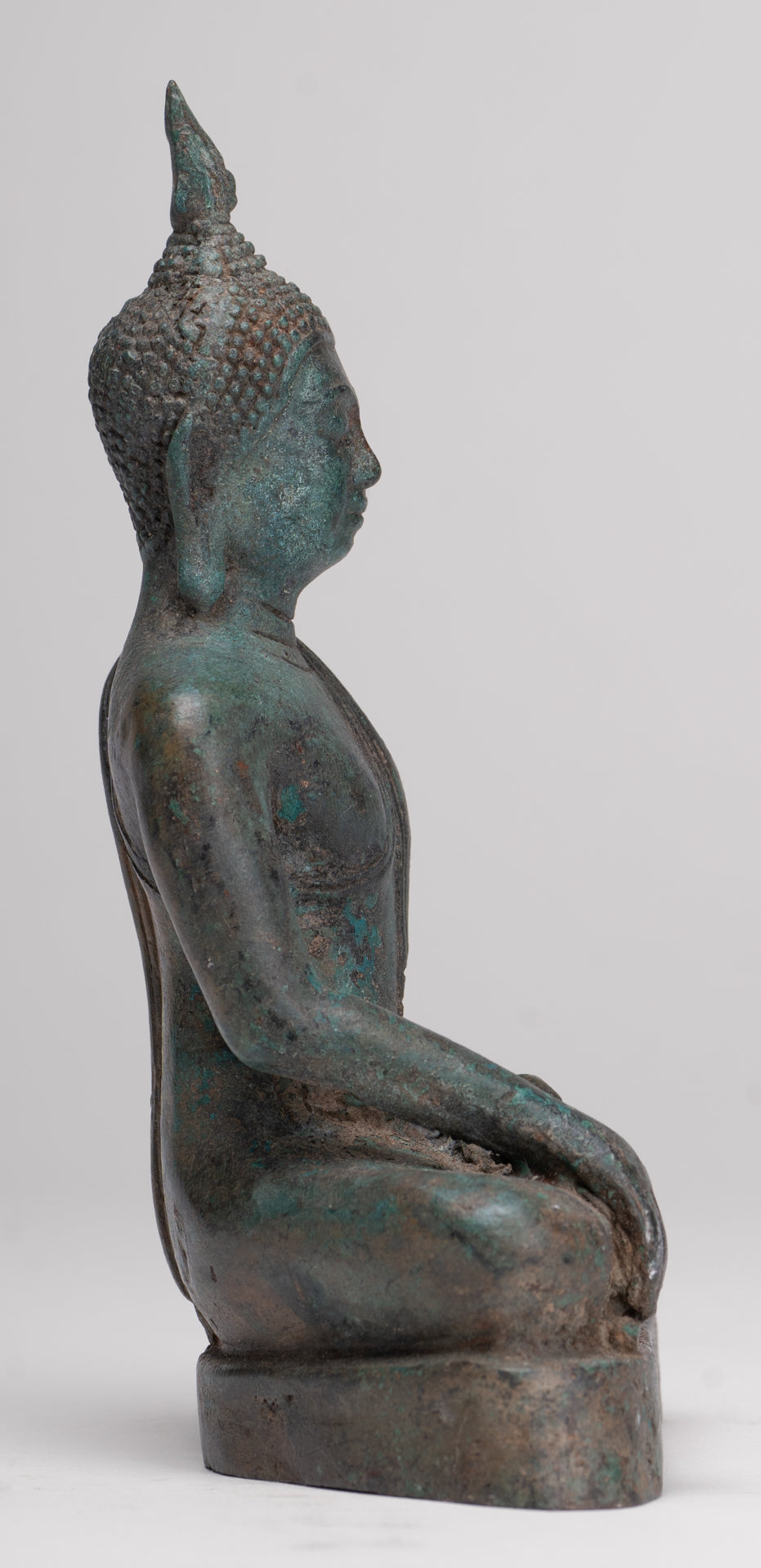 Buddha Statue - Antique Sukhothai Style Thai Enlightenment Buddha Statue - 16cm/6"