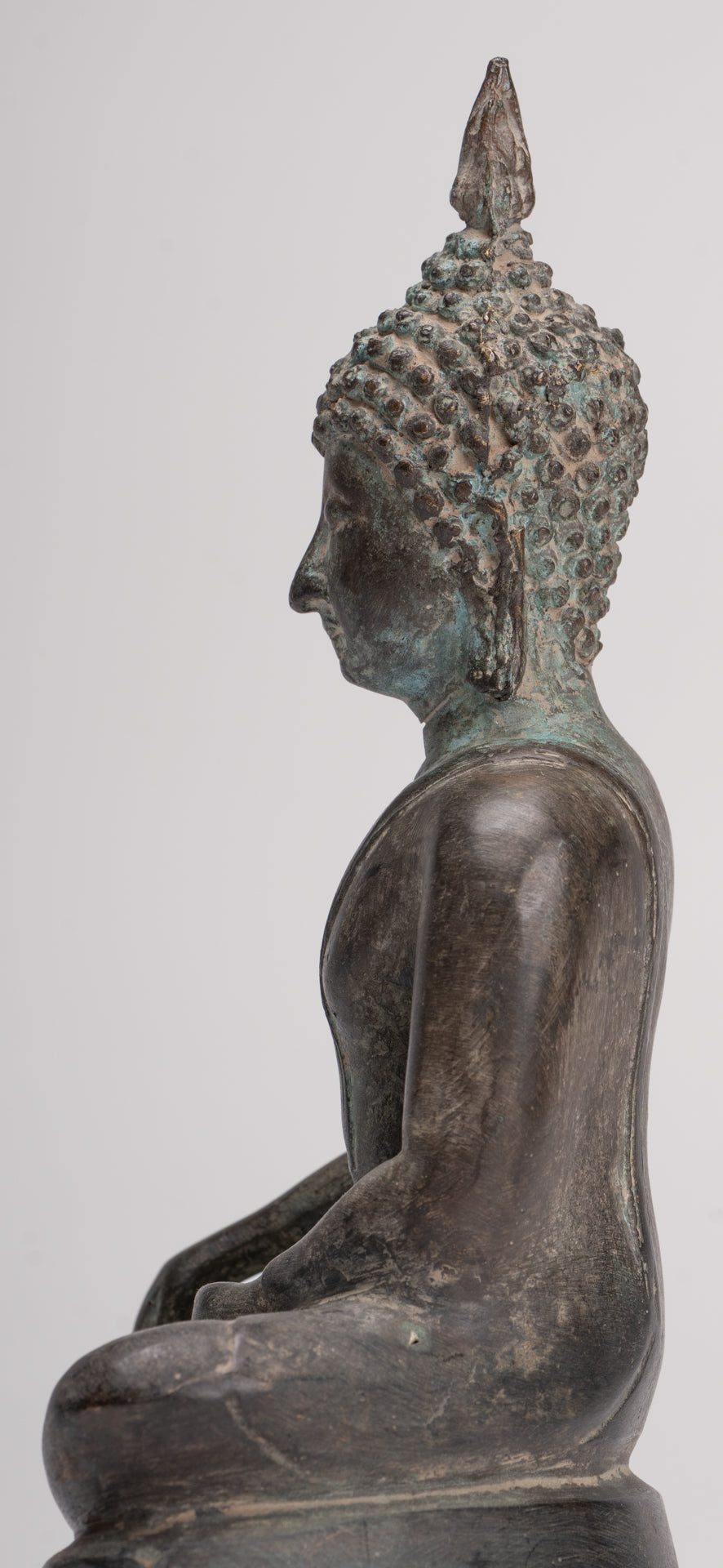 Buddha Statue - Antique Sukhothai Style Thai Enlightenment Buddha Statue - 19.5cm/8"