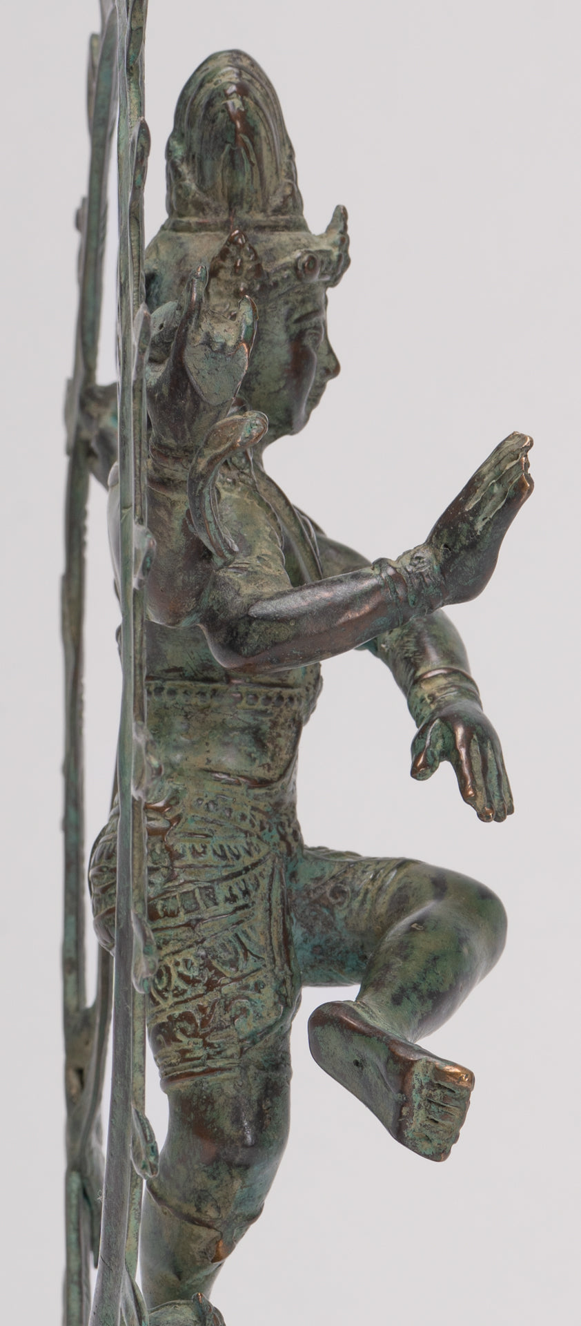 Antique Javanese Style Bronze Dancing Shiva statue as Lord Nataraja - 35cm(14") Tall