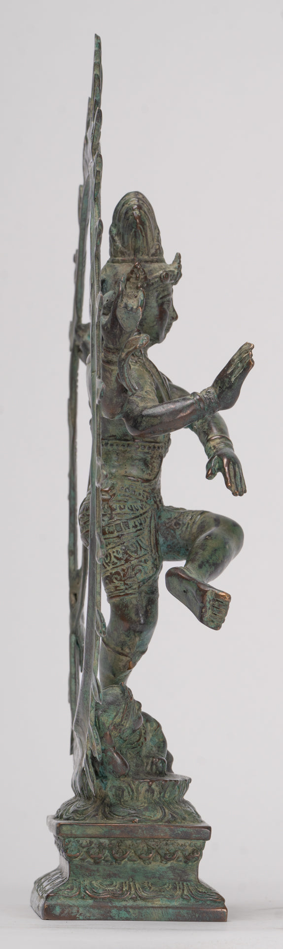 Antique Javanese Style Bronze Dancing Shiva statue as Lord Nataraja - 35cm(14") Tall