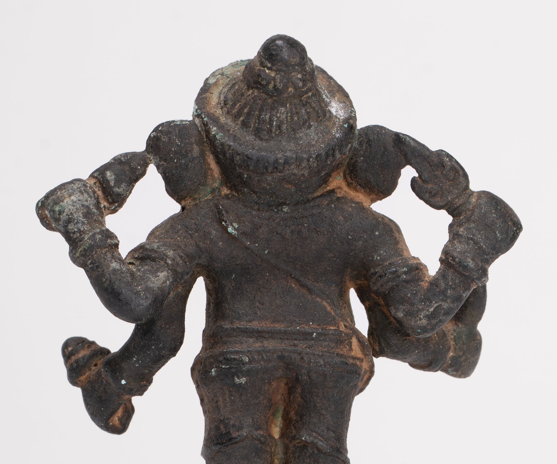 Antike Ganesha-Statue aus Bronze im Khmer-Stil – 11 cm.