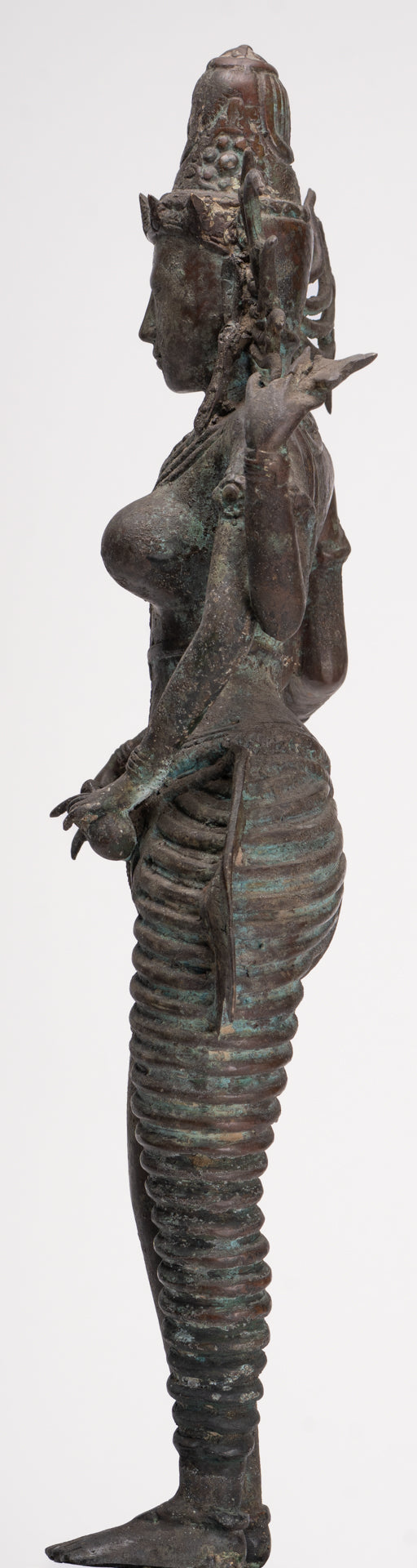 Parvati Statue - Antique Indonesian Style Bronze Javanese Parvati Statue 58cm/23"