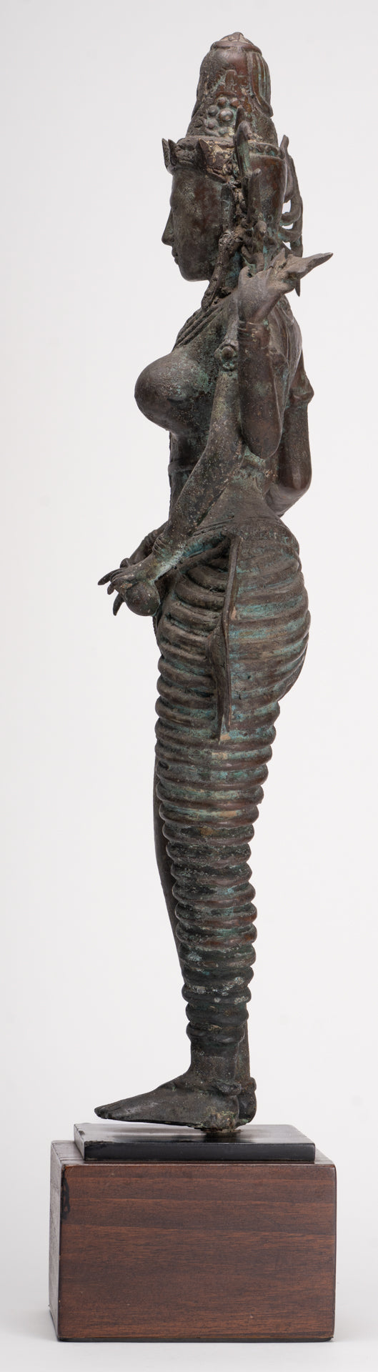 Parvati Statue - Antique Indonesian Style Bronze Javanese Parvati Statue 58cm/23"