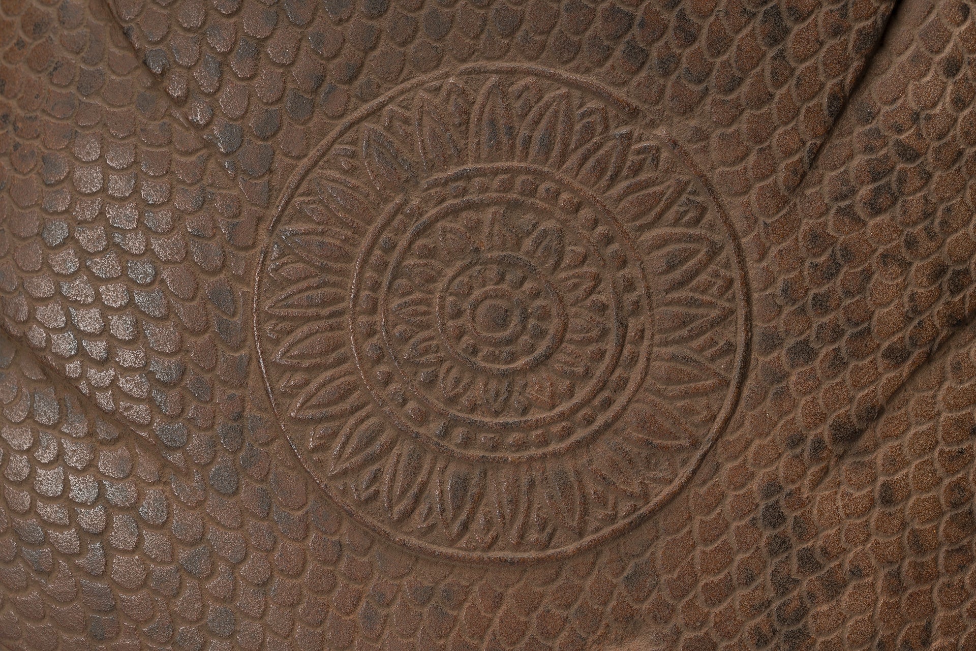 Statue di Buddha - Antique Angkor Wat Style Khmer Stone seduto Meditazione Naga Buddha - 56 cm/22 "