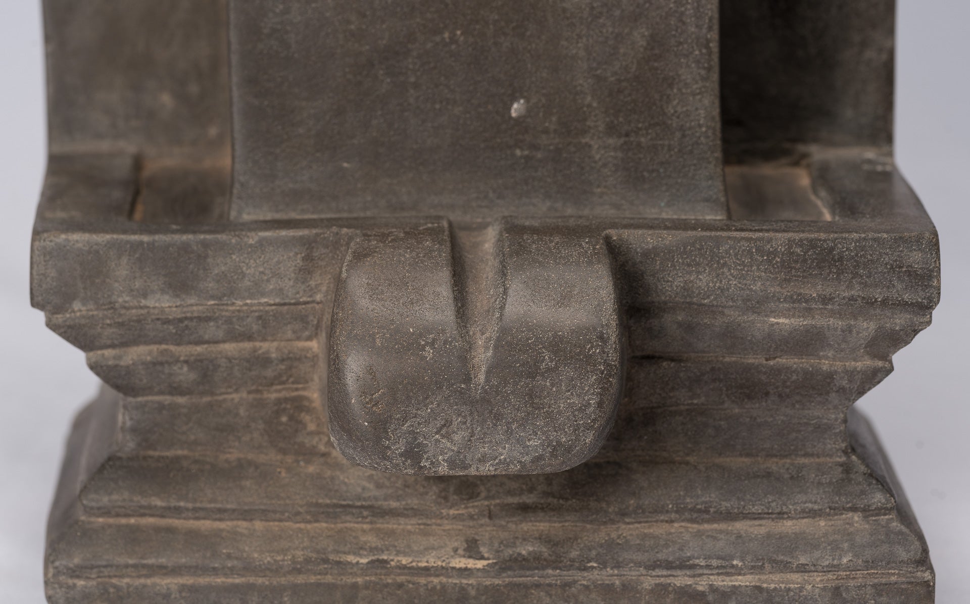 Stein Linga – Antiker Sandstein im Khmer-Stil Shiva Linga / Lingnum & Yoni – 53 cm/21 Zoll