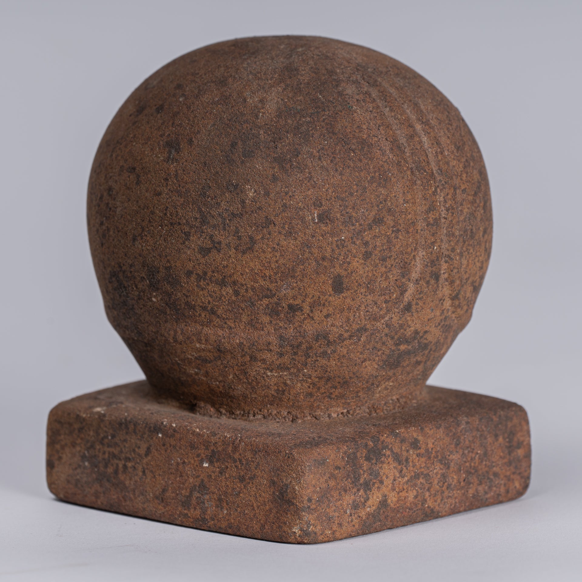 Stone in stile Khmer antico Lakshmi Mukhalinga Linga / Lingnum - 10 cm / 4 "