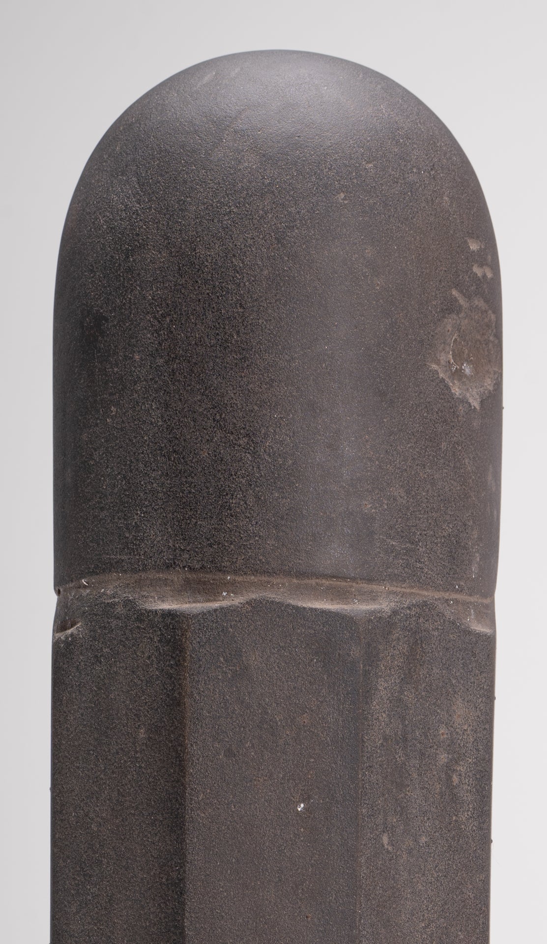 Antique Khmer Style Stone Shiva Mukhalinga Linga / Lingnum - 44cm/18"