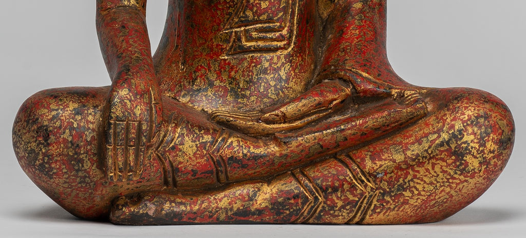 Statue di Buddha - Antique Khmer Style SE Asia SEAD ALLIMENTAZIONE BUDDHA  STATUE - 33 cm/13