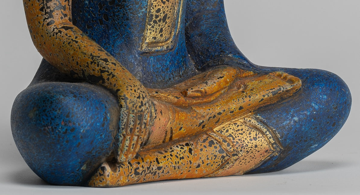 Estatua de Buda - Estatua de Buda de Buda de Madera Asia ASIA ASIA ASIA ASIA - 27 cm/11 "