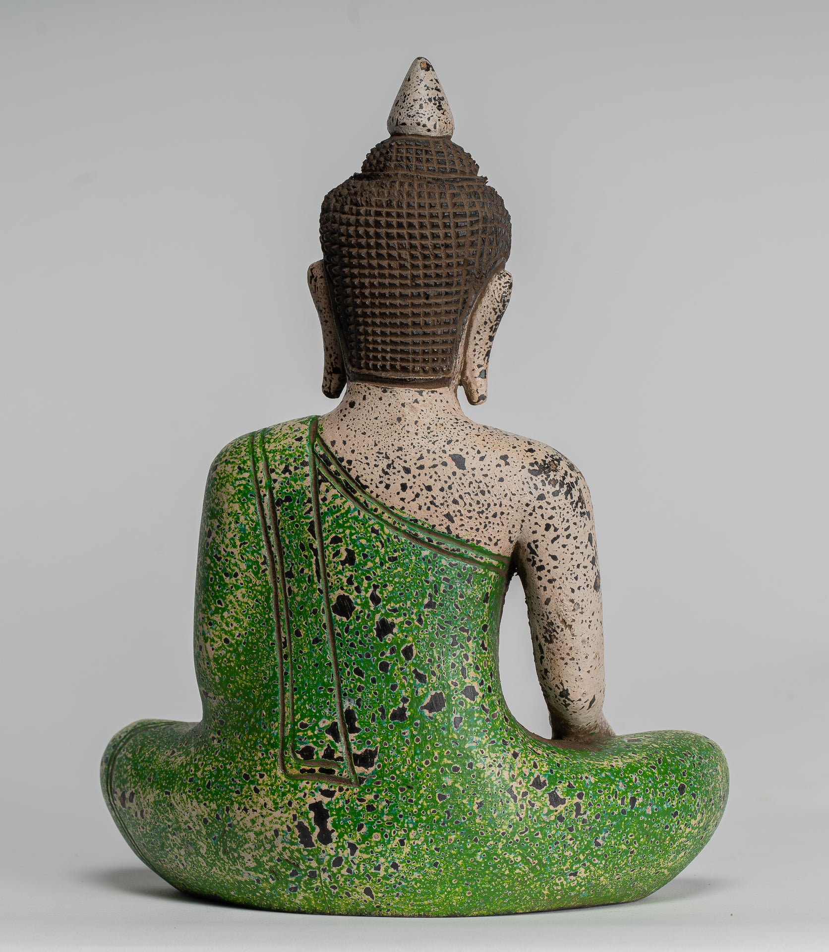 Estatua de Buda - Estatua de Buda de Buda de Madera Asia ASIA ASIA ASIA ASIA - 27 cm/11 "