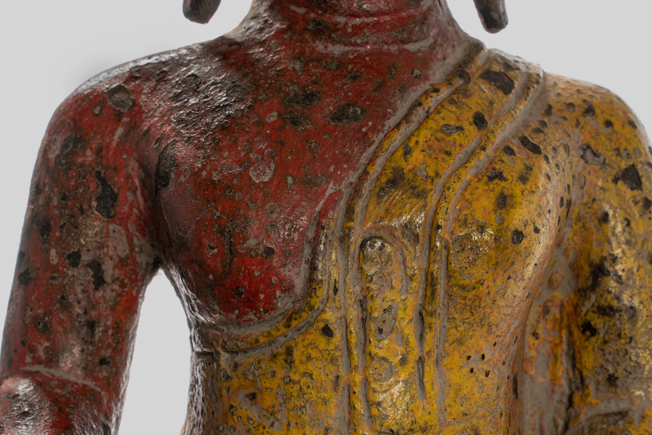 Statue Buddha - Antique Khmer Style SE ASIA ILLUCIMENTO BUDDHA STATUE - 66 cm/26 "