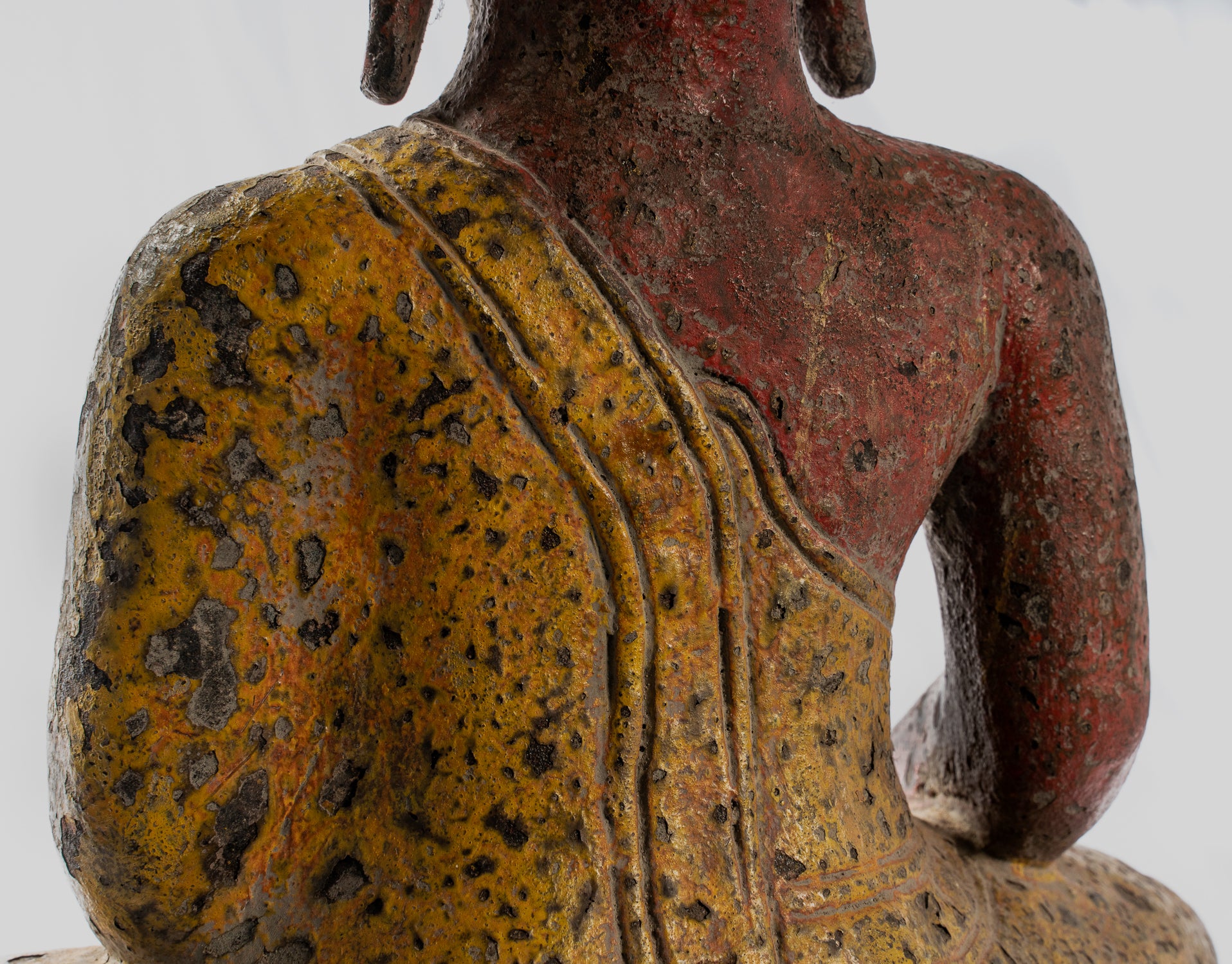 Statue Buddha - Antique Khmer Style SE ASIA ILLUCIMENTO BUDDHA STATUE - 66 cm/26 "