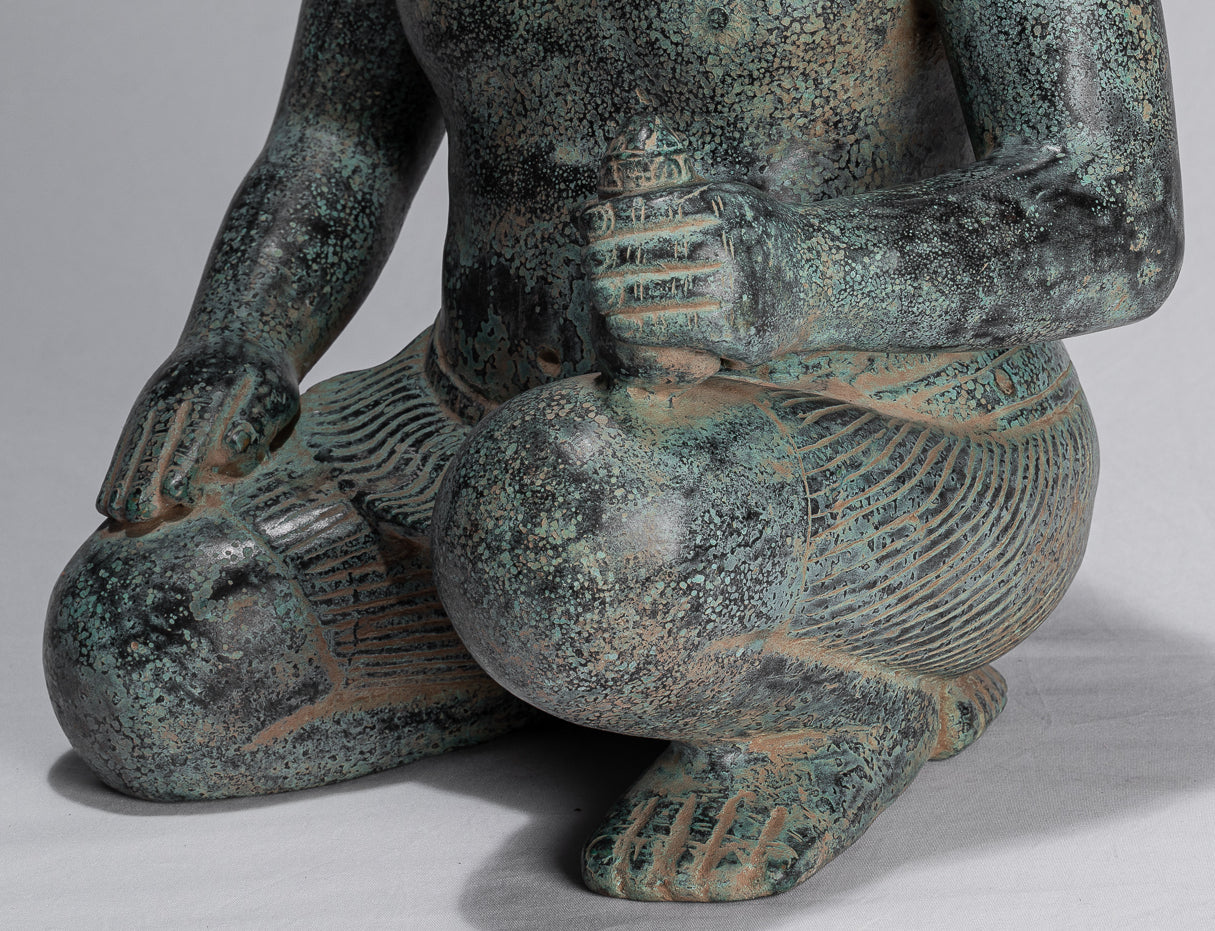 Antike Khmer Style Bronze-Vishnu Avatar-Narasimha oder Narasingh-40cm/16 "