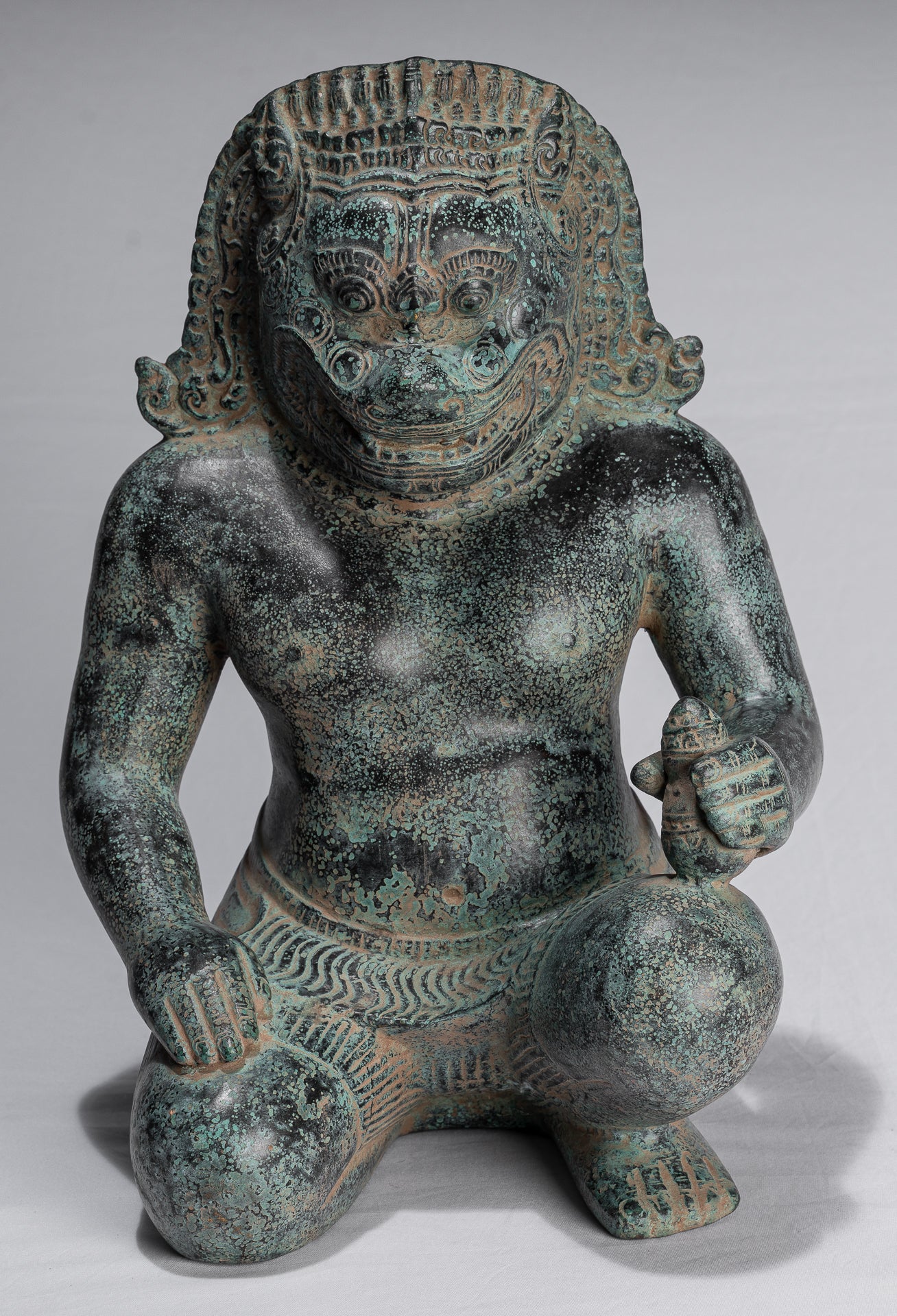 Antike Khmer Style Bronze-Vishnu Avatar-Narasimha oder Narasingh-40cm/16 "