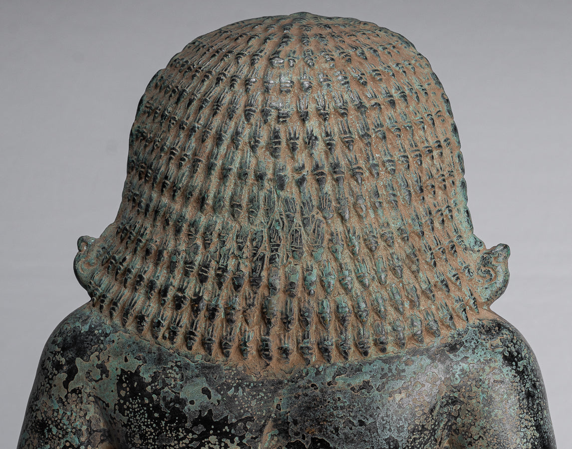 Antike Khmer Style Bronze-Vishnu Avatar-Narasimha oder Narasingh-40cm/16 "