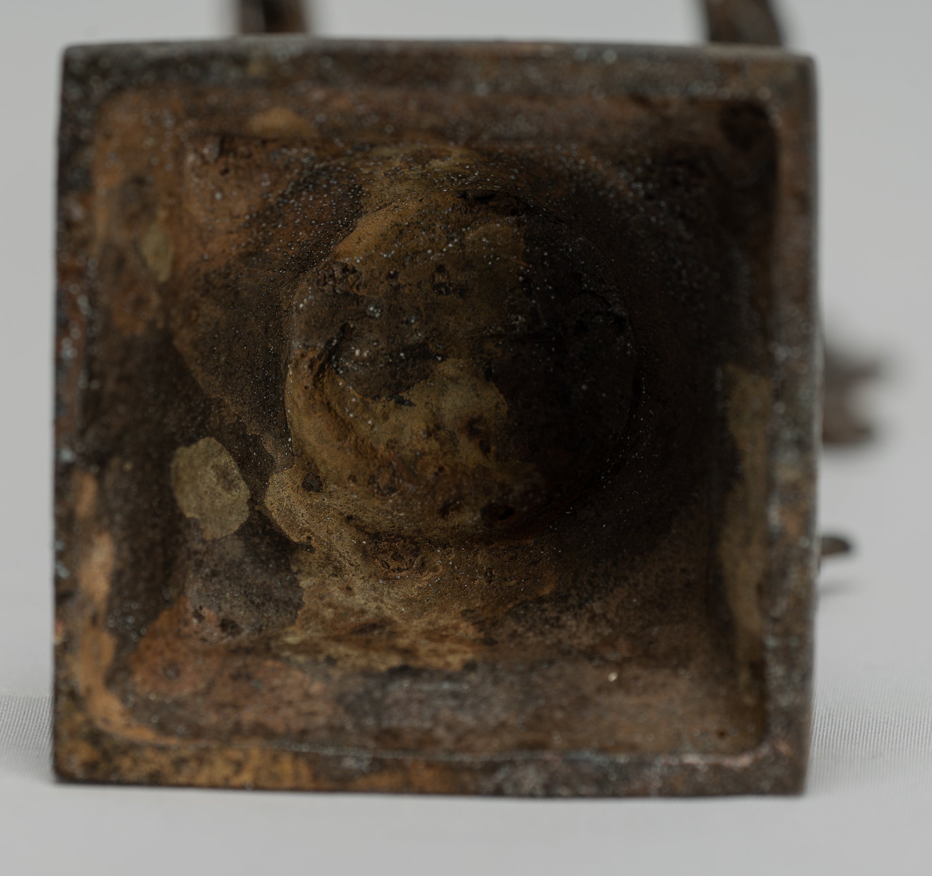 Buddha Statue-Antike indonesische Stil Standing Bronze Javanese Teaching Buddha-23cm/9 "