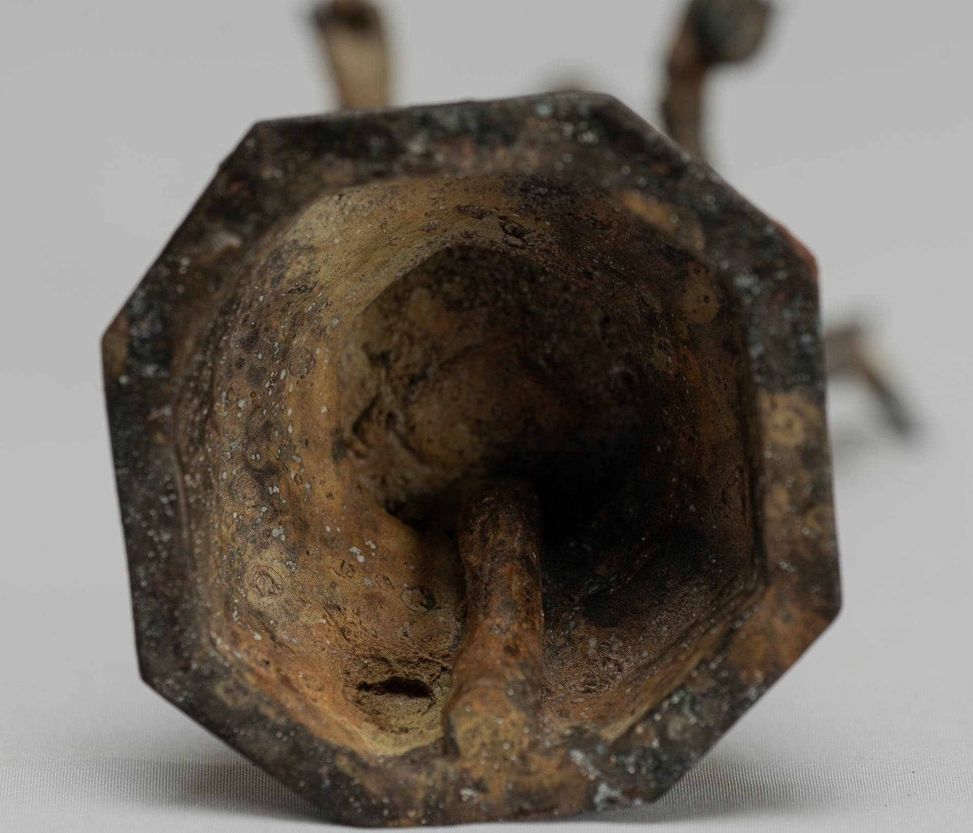 Statua Brahma - Antique stile indonesiano Majapahit in piedi Bronzo Brahma Statua - 23cm/9 "