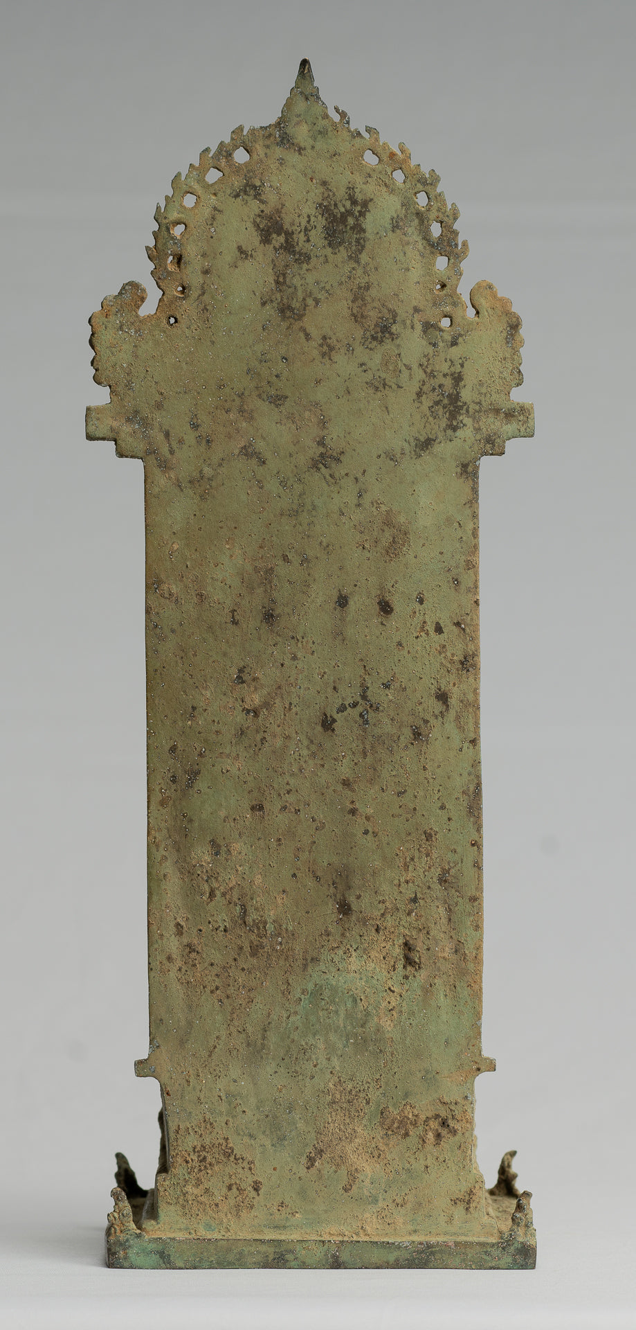 Buddha Statue - Antique Indonesian Style Standing Bronze Javanese Teaching Buddha - 36cm/14"